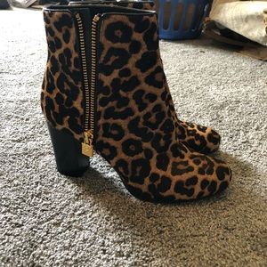Michael Kors Cheetah Booties